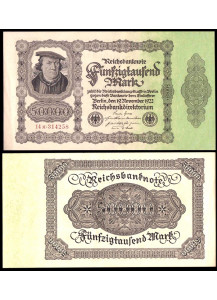 Germania 50.000 Mark 1922 Quasi Fior di Stampa